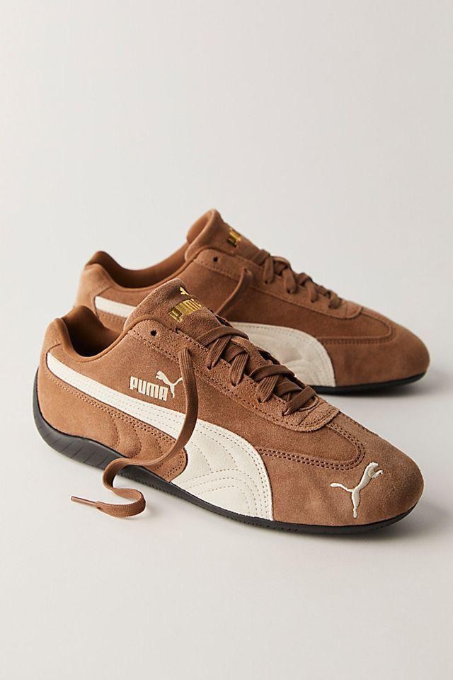 Puma Brown Suet Sneakers