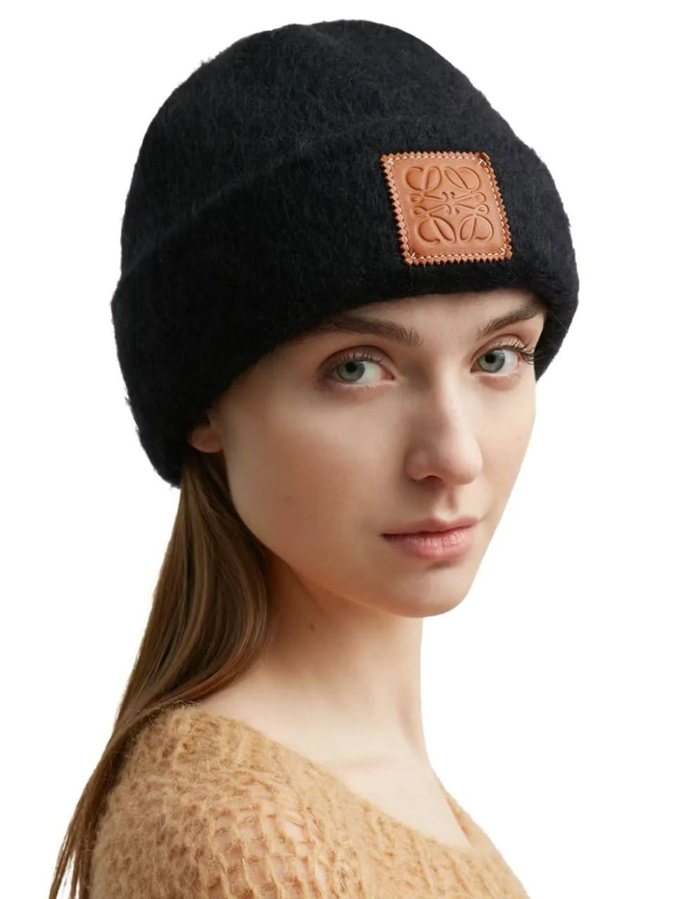 Loewe Bere Ve Atkı Takımı - Siyah