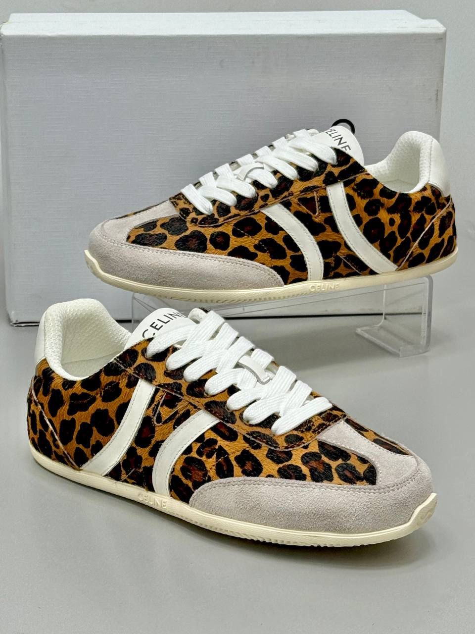 Celine Women Sneaker Leopar ( Premium )