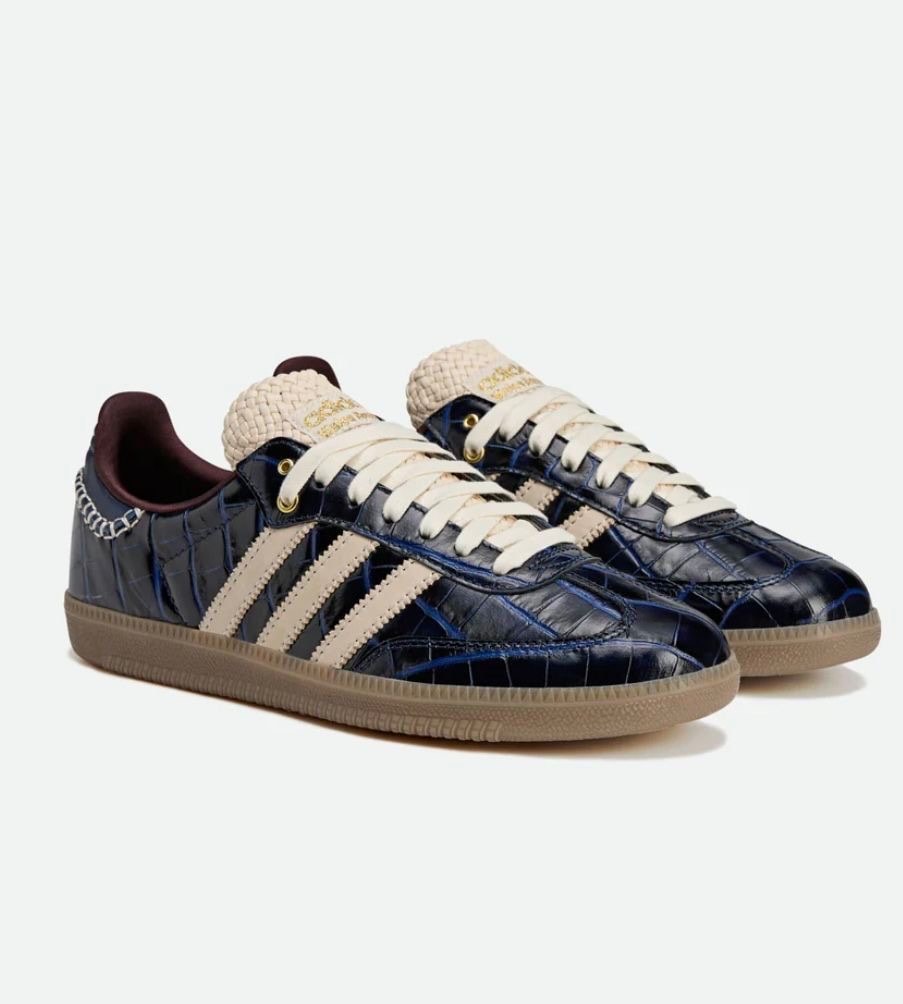 Adidas Samba Wales Bonner Navy Croc 