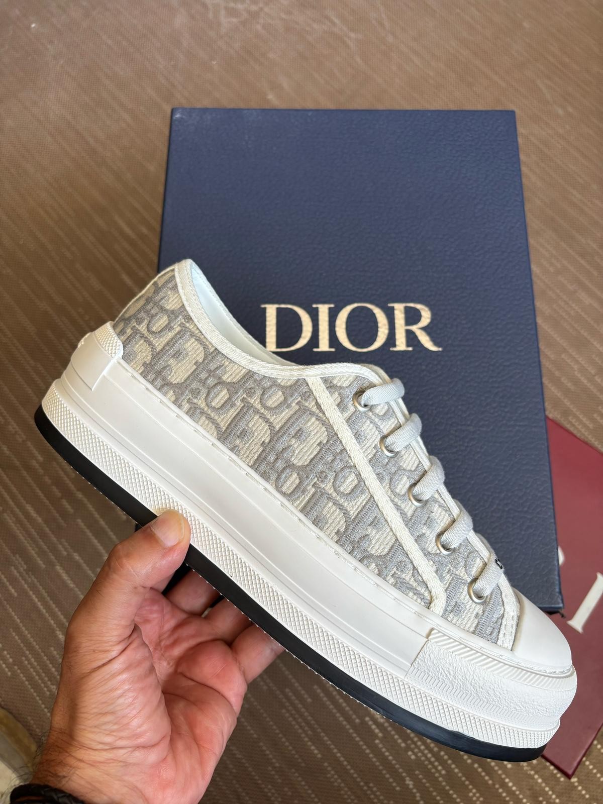 DİOR WOMAN SNEAKER WHİTE-GREY ORIGINAL