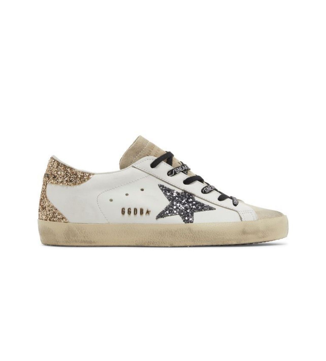 Golden Goose ‘Optic White Seedpearl Glitter’  