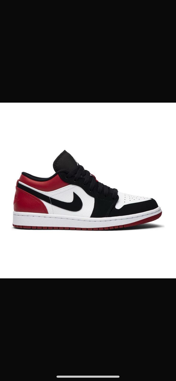 Nike Air Jordan 1 Low Black Toe