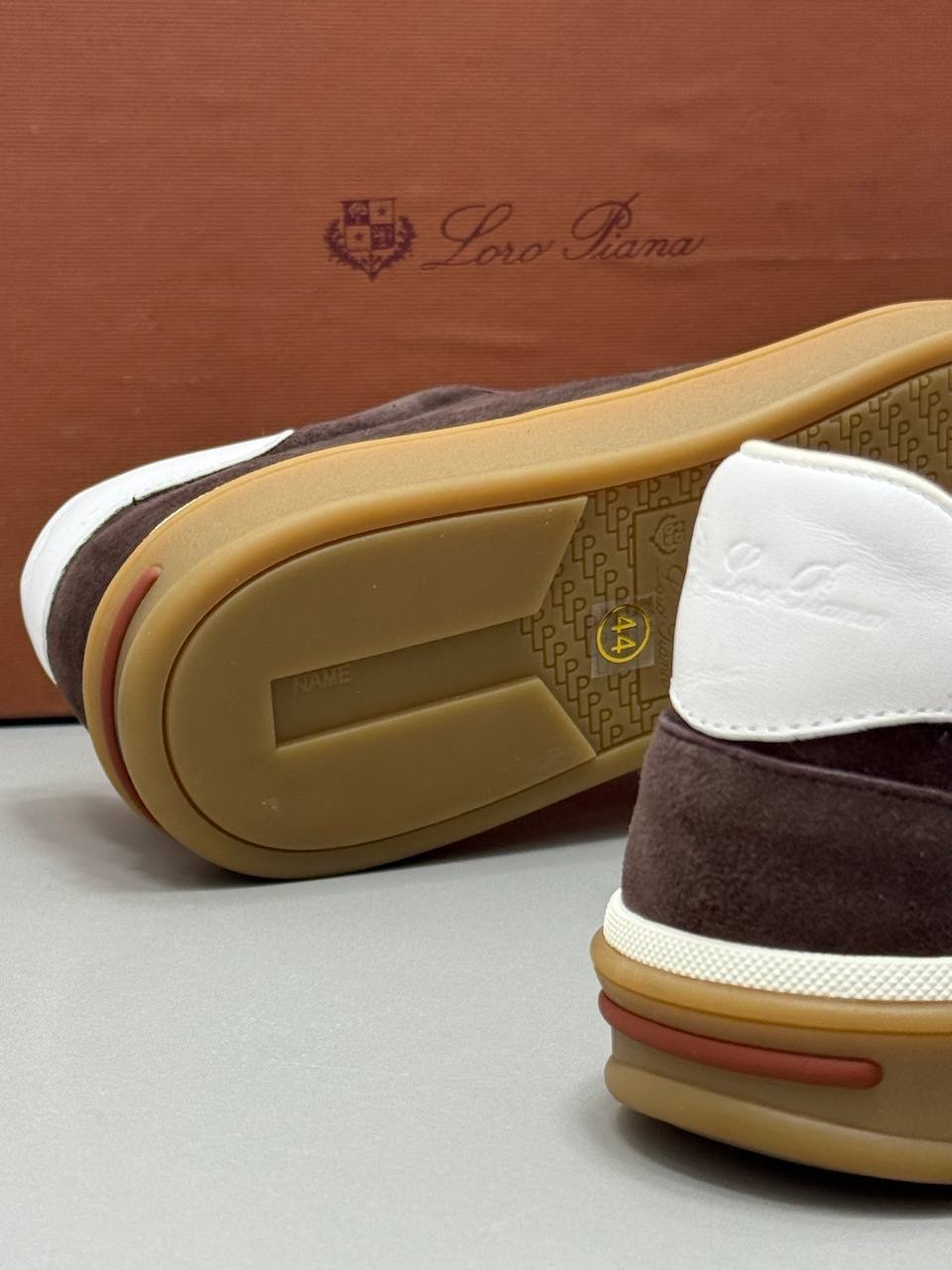 Loro Piana LP Men Süet Kahverengi 