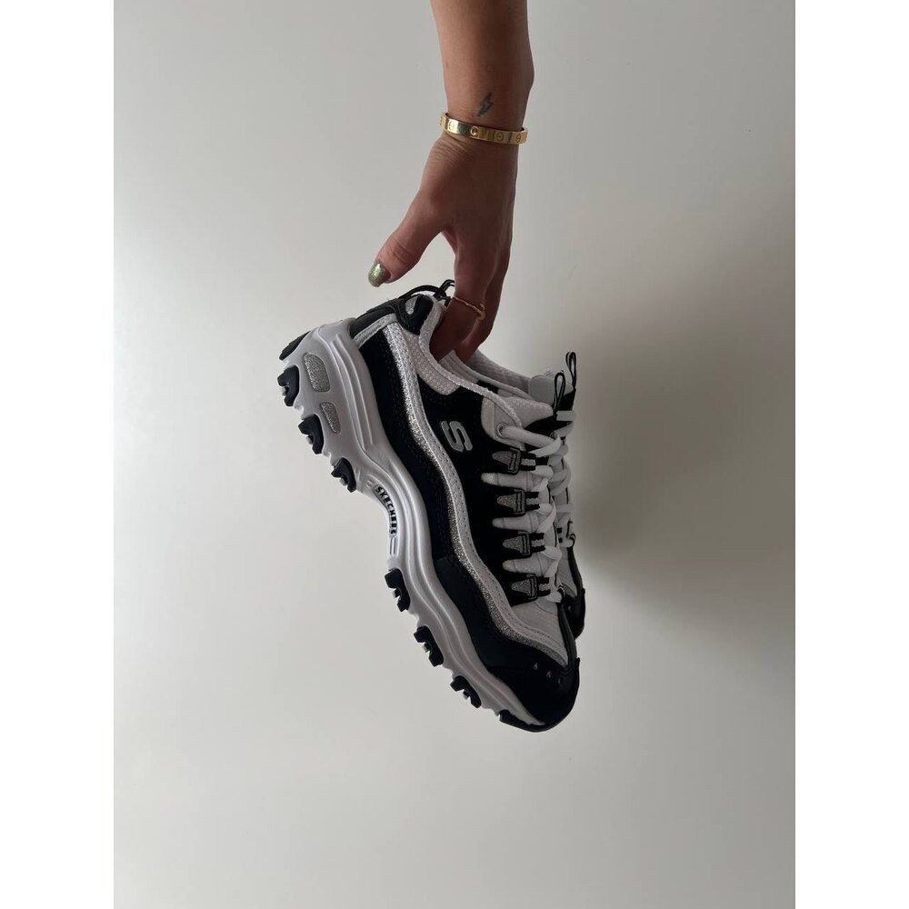 Skechers D’Lites Black White