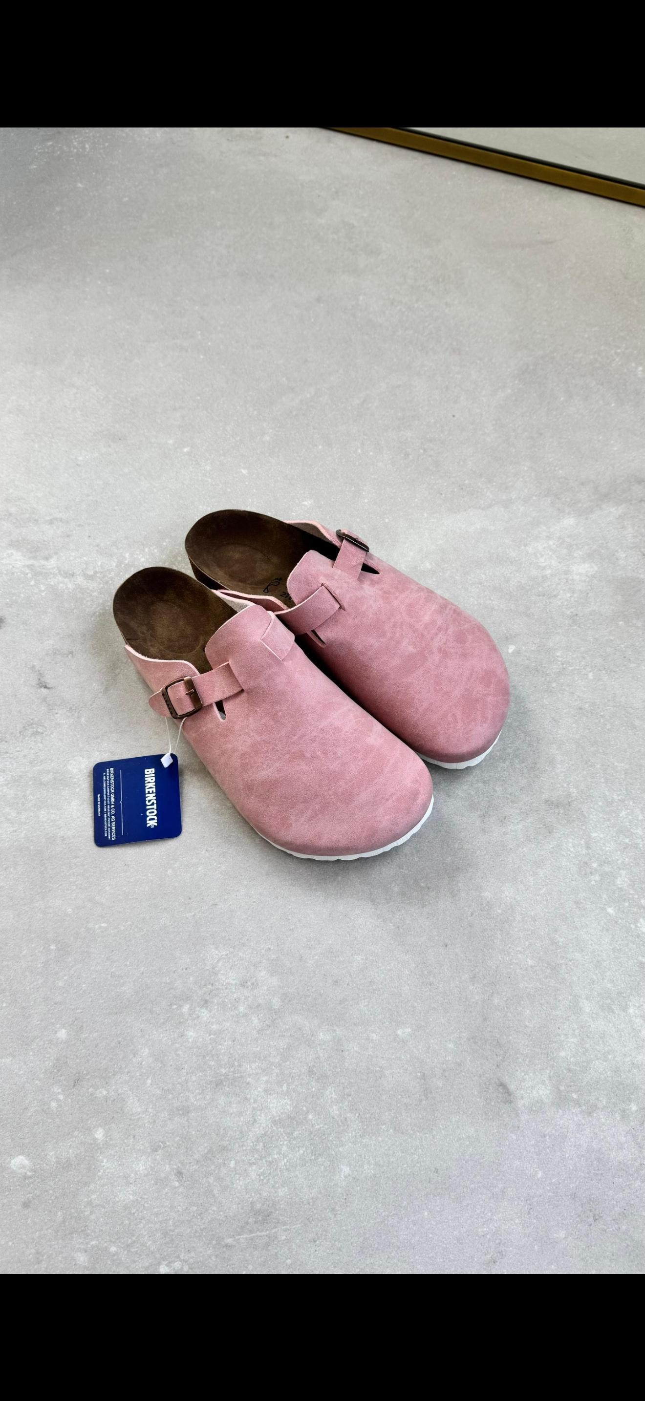 Birkenstock Boston Pembe
