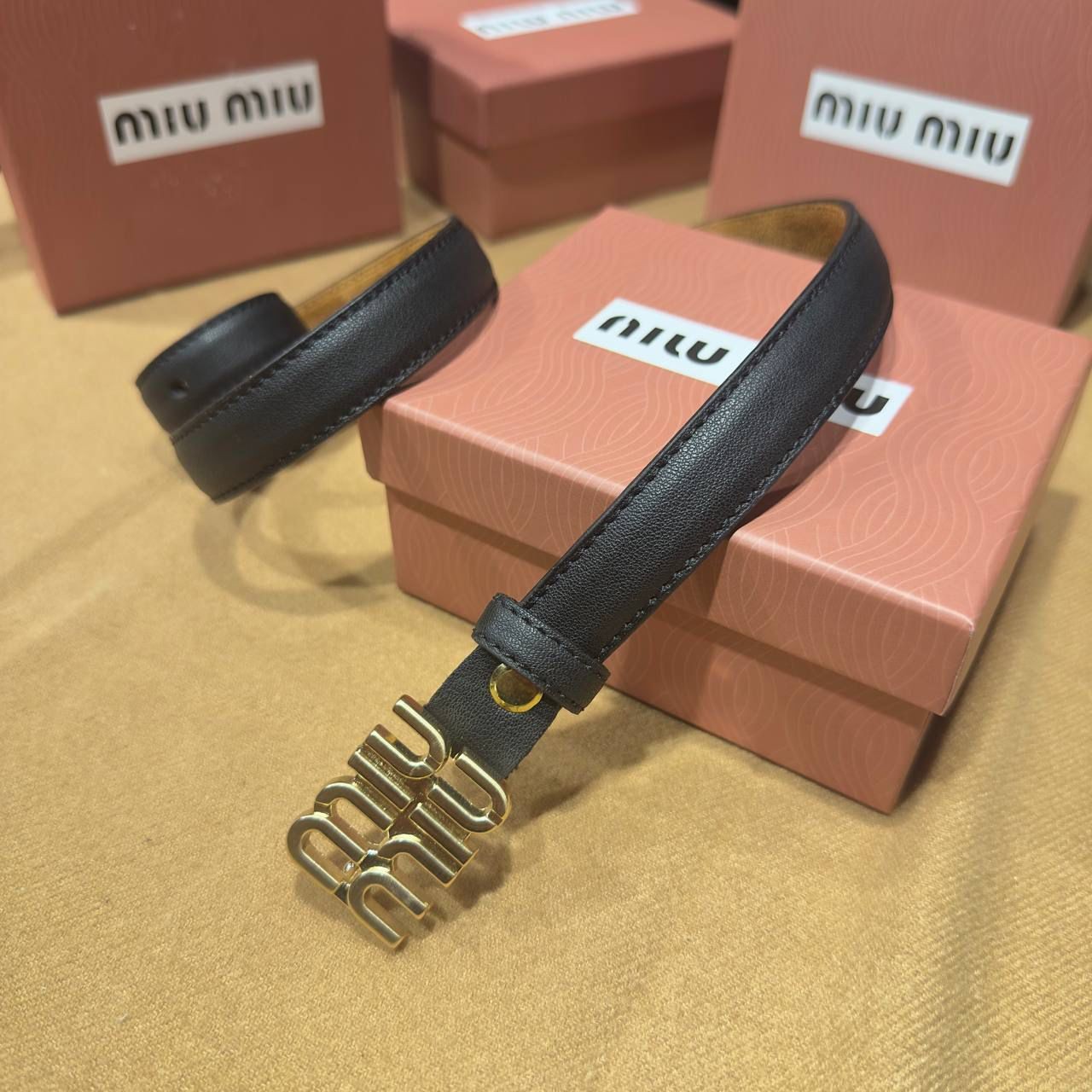 Miu Miu Women Leather Belt