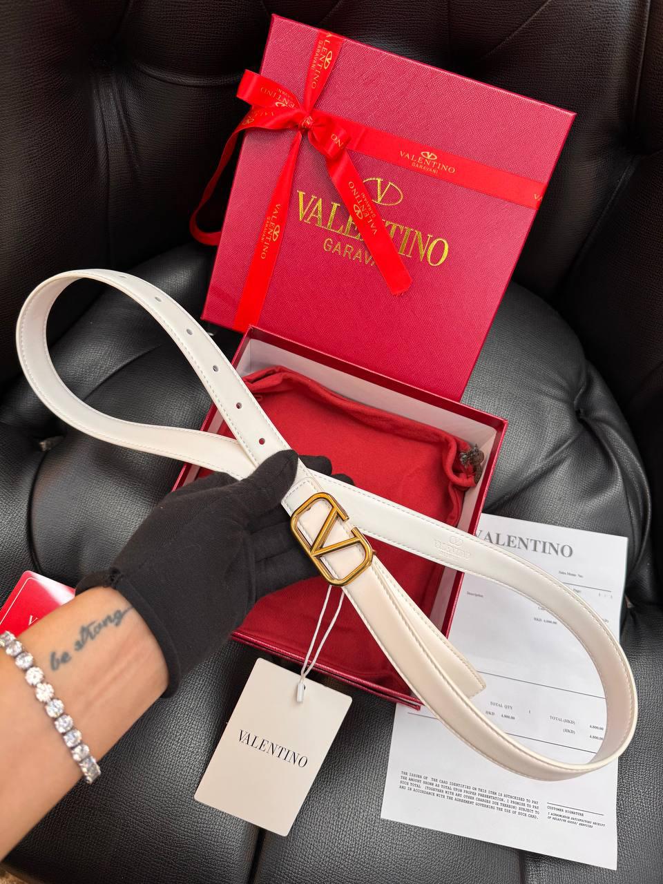 Valentino Kemer 2.7cm - Beyaz