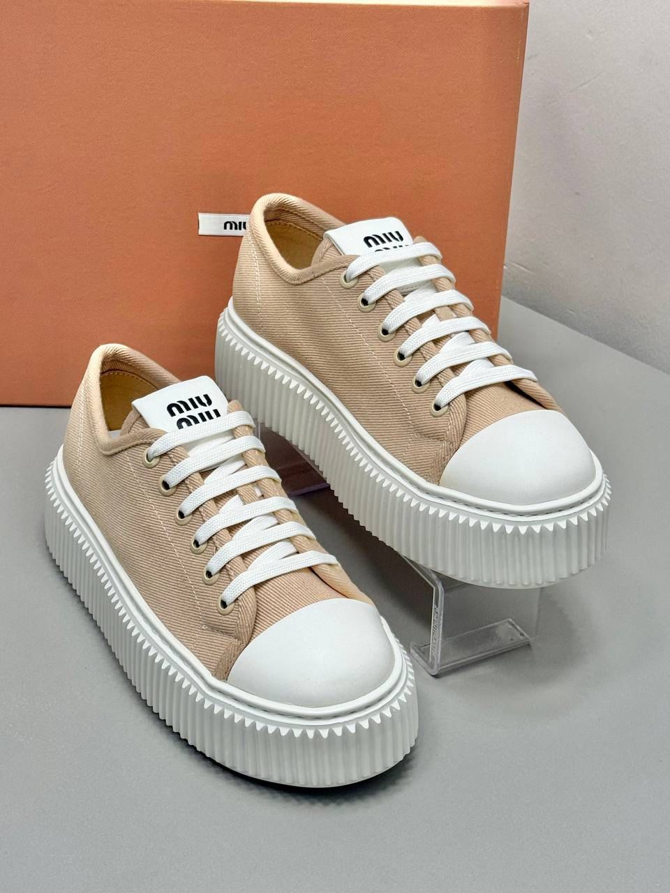 Miu Miu Women Beige  ( PREMİUM )