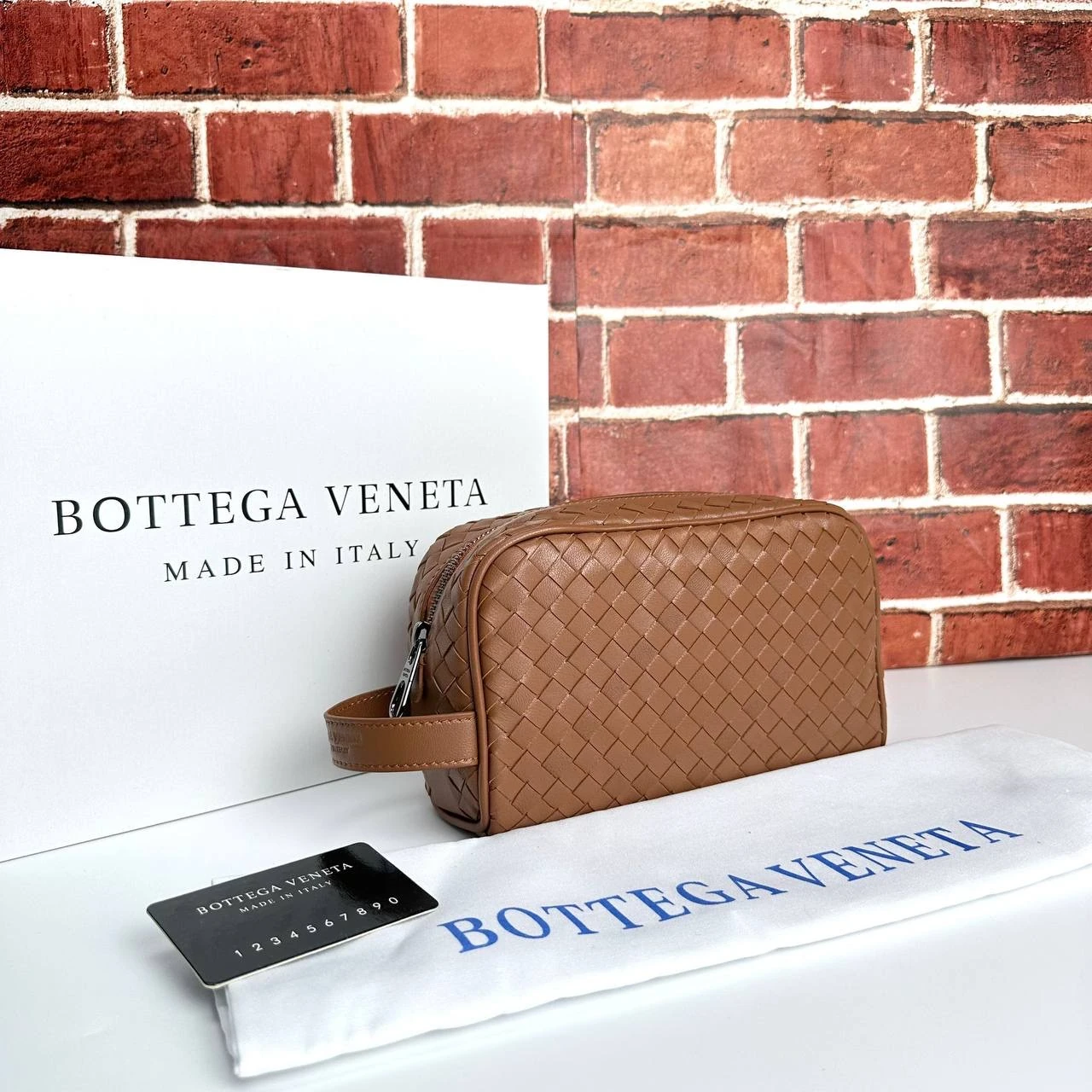 Bottega Veneta Wash Small Unisex Hakiki Deri 