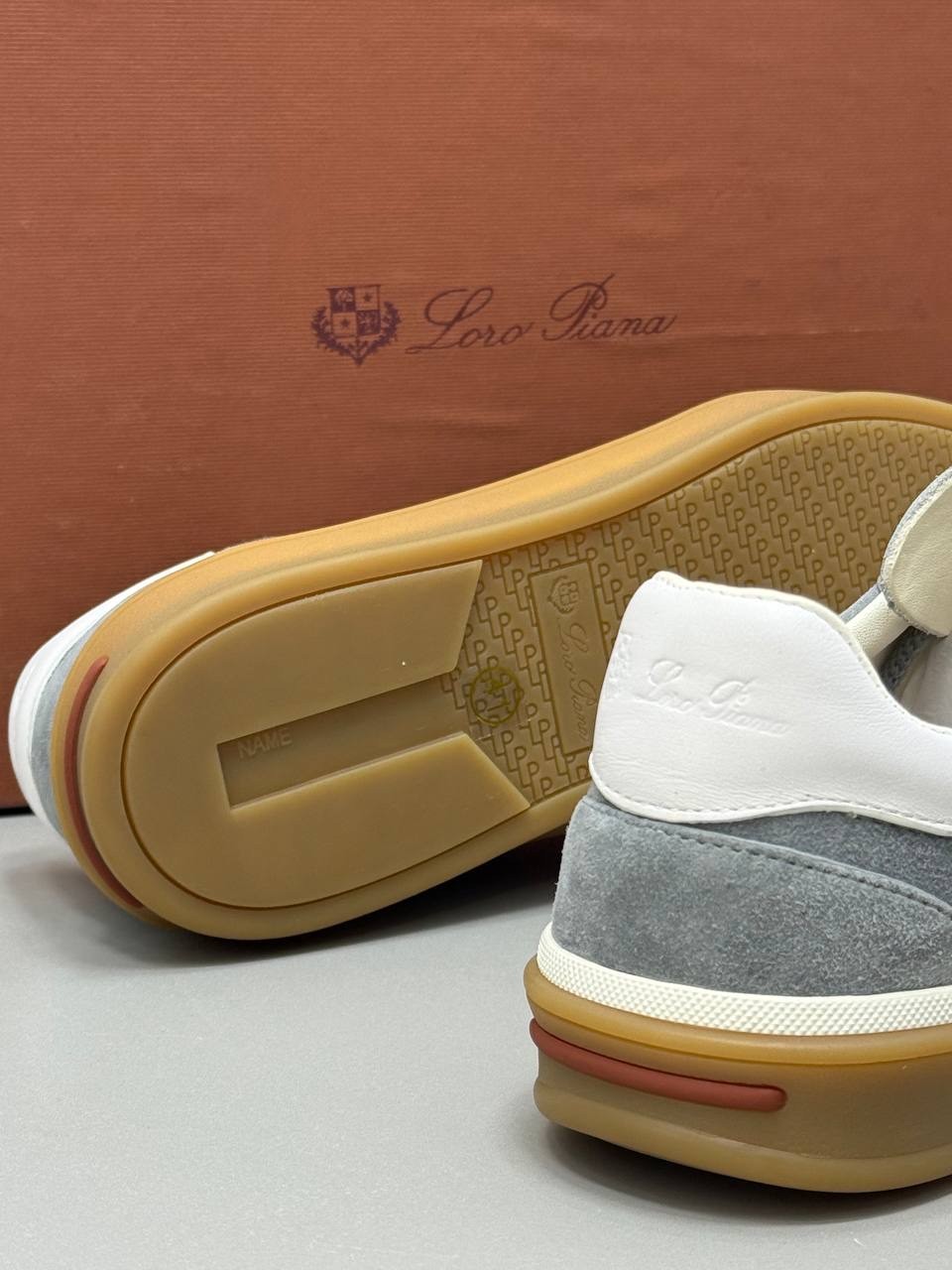 Loro Piana LP Men Süet Gri 