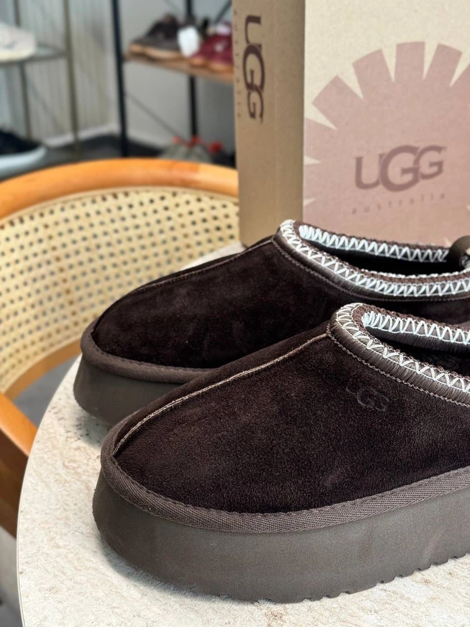 UGG TAZZ BROWN ( Dar Kalıp )