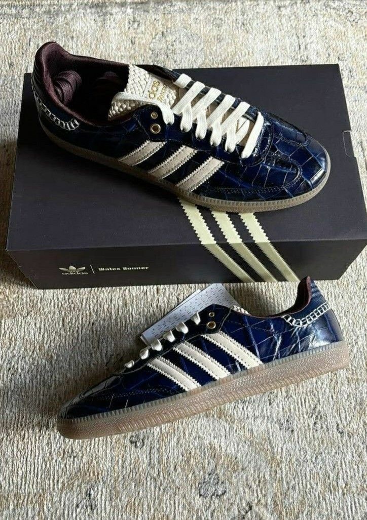 Adidas Samba Wales Bonner Navy Croc 