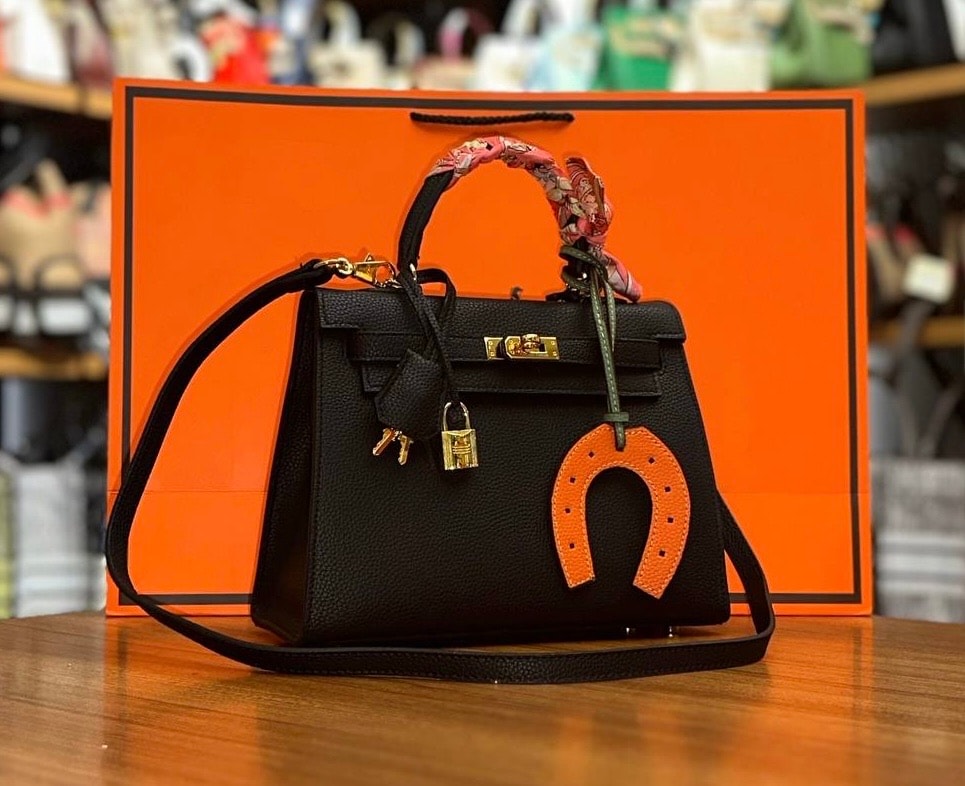 Hermes Kelly 25 Lik Black 