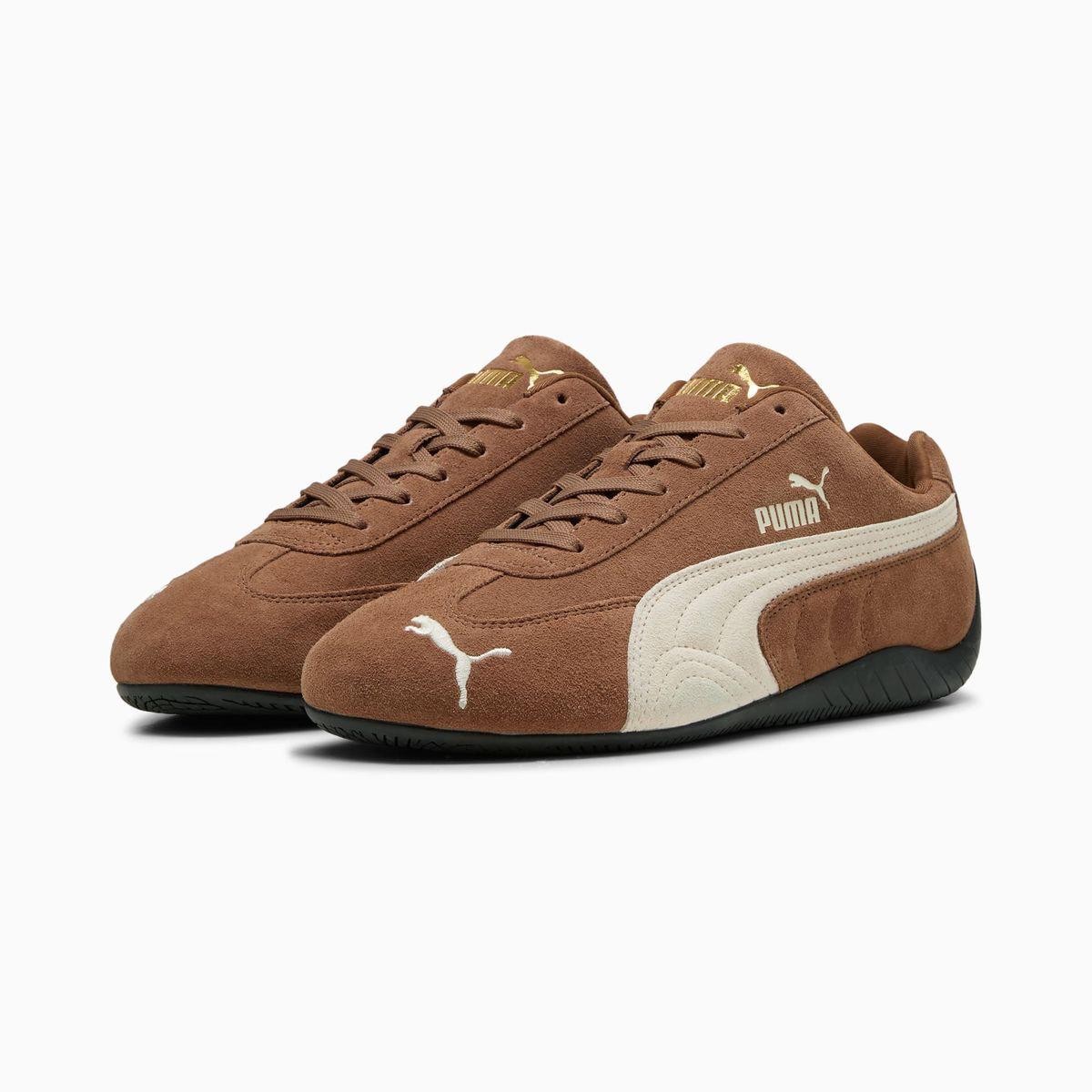 Puma Brown Suet Sneakers