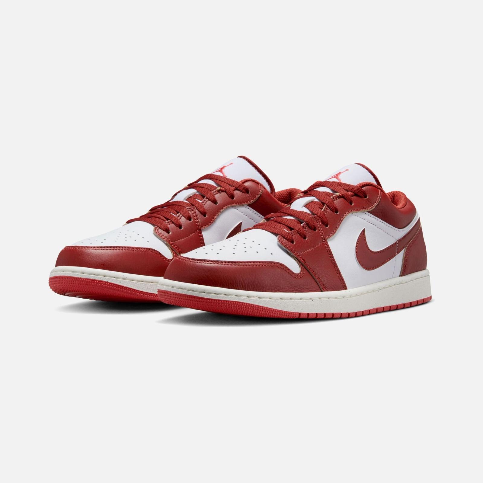 Nike Air Jordan 1 Low White Dune Red