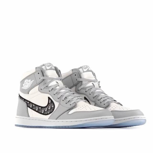 Nike x Dior Air Force Grey
