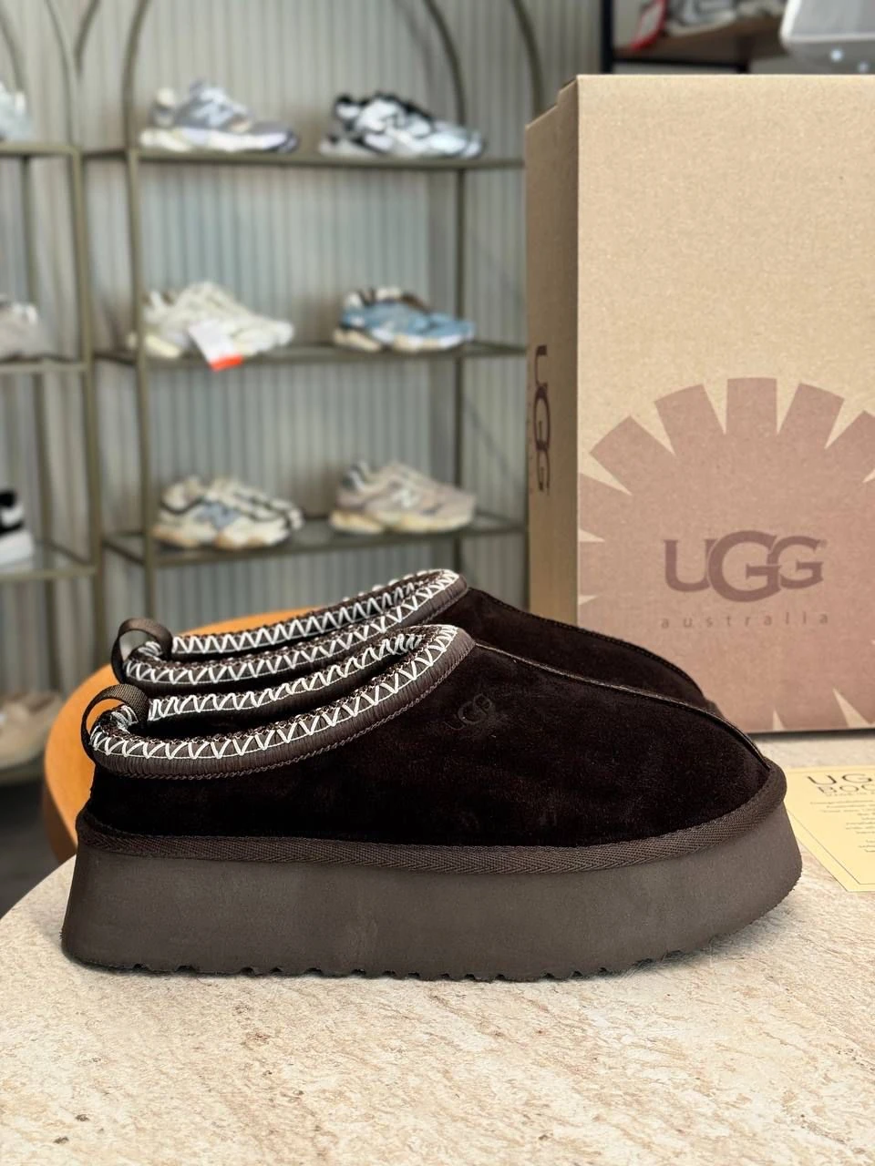 UGG TAZZ BROWN ( Dar Kalıp )