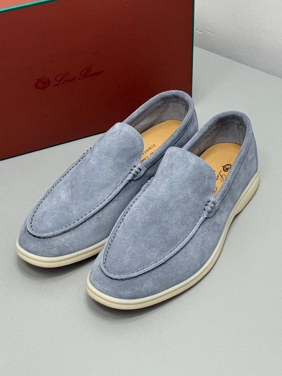 Loro Piana LP Men Süet  Blue ( Premium )