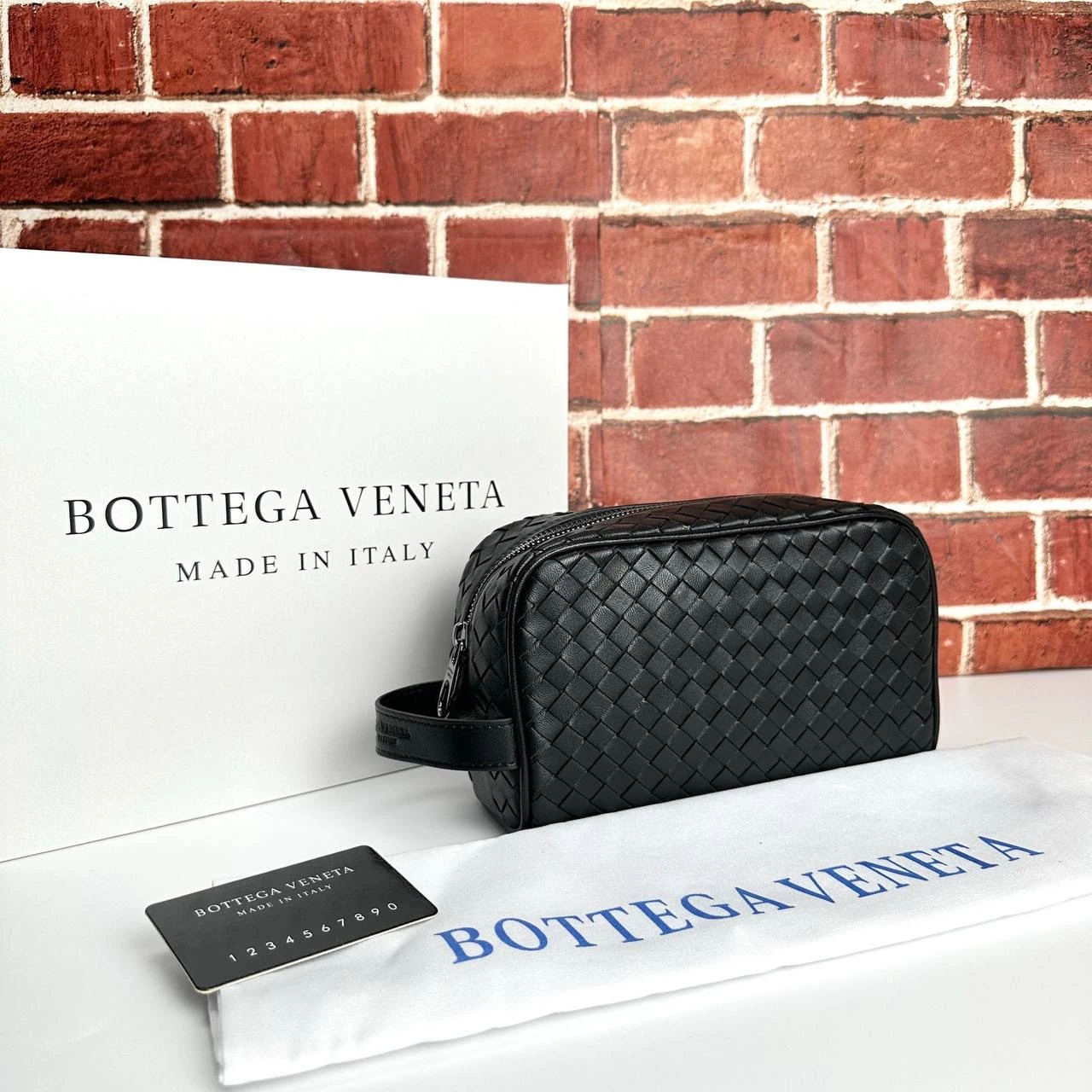 Bottega Veneta Wash Small Unisex Hakiki Deri 