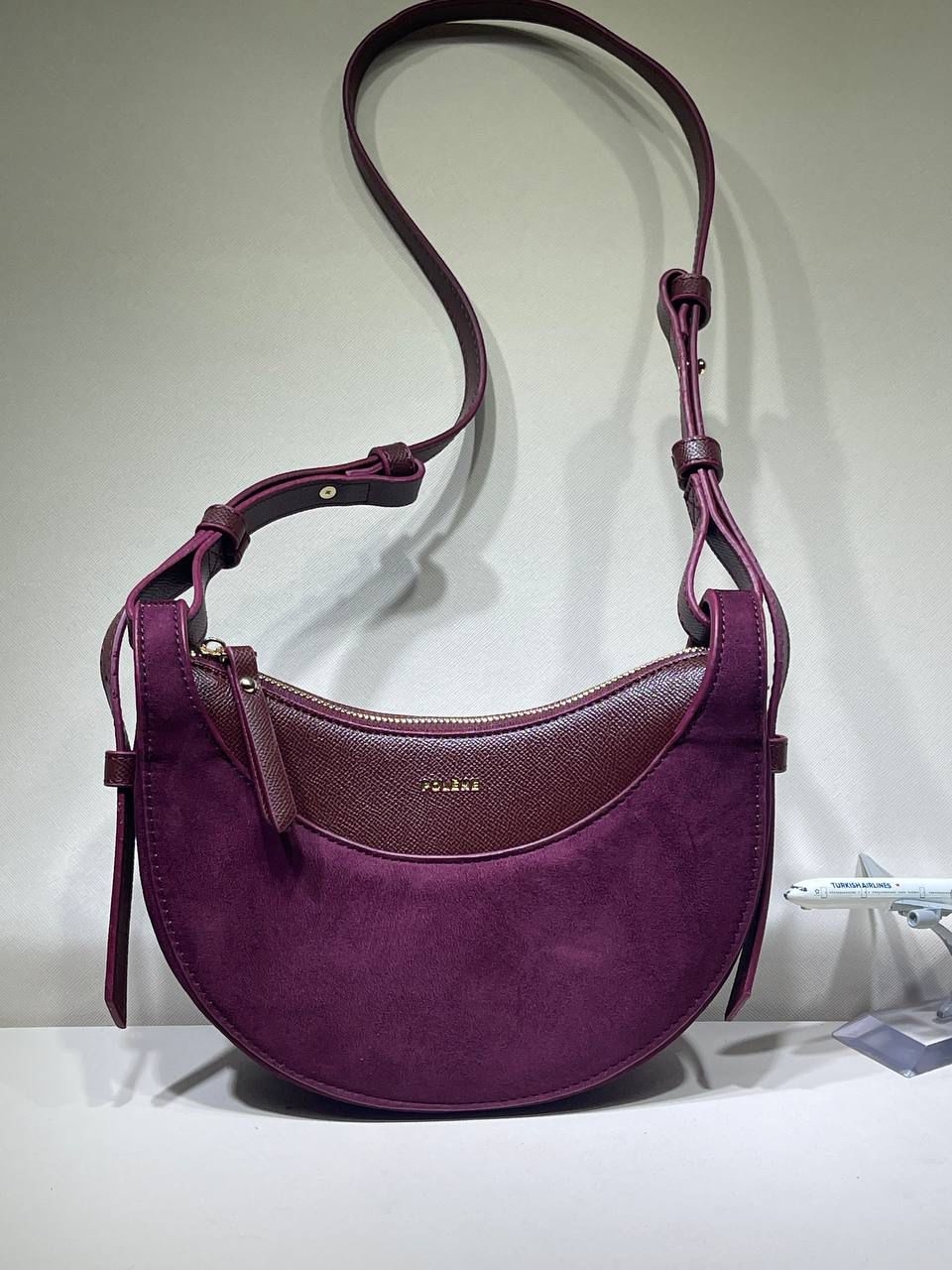 Polene Numero Dix Süet - Mürdüm