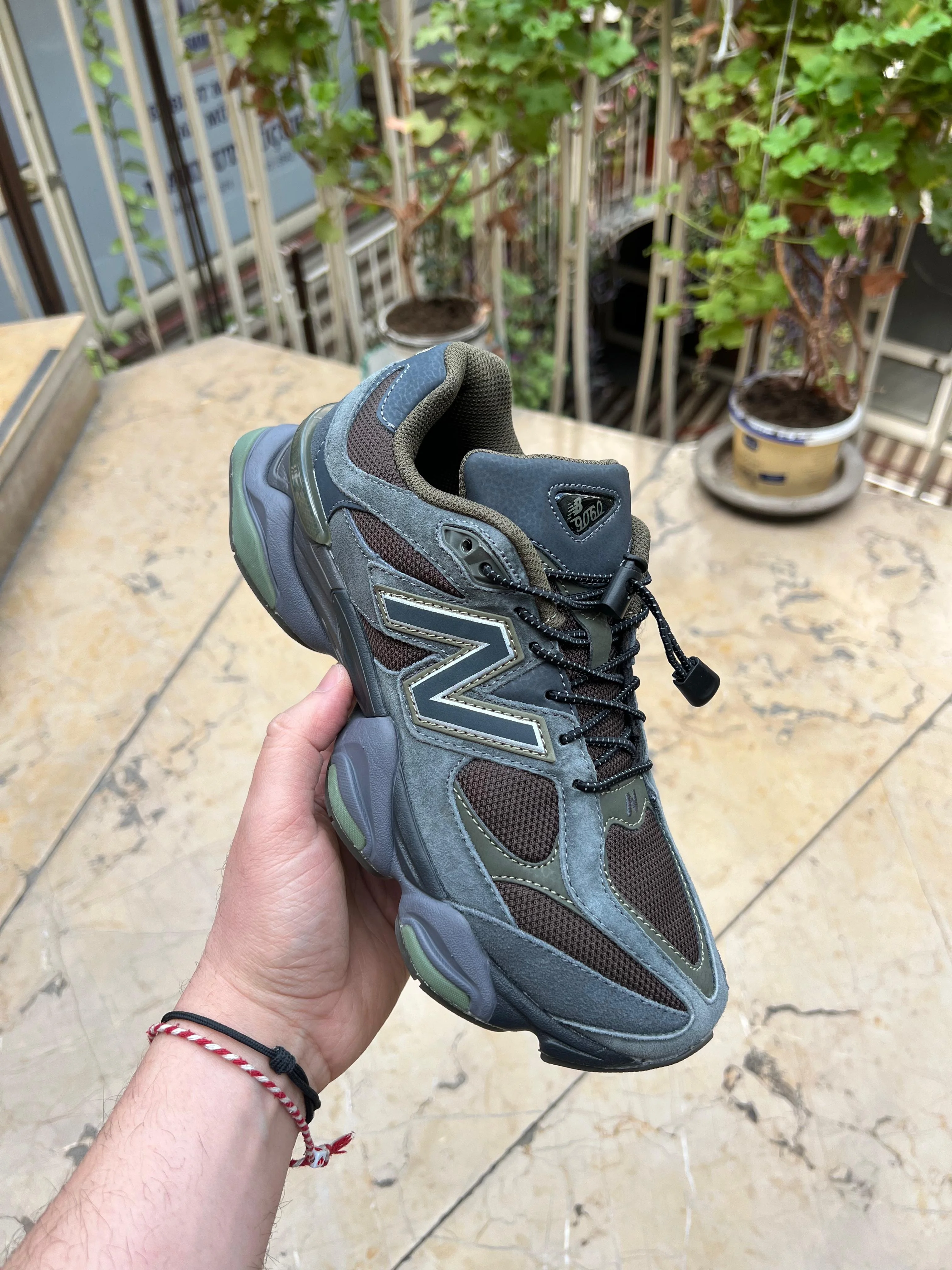 New Balance 9060 Blacktop Dark Moss ( Dar Kalıp )