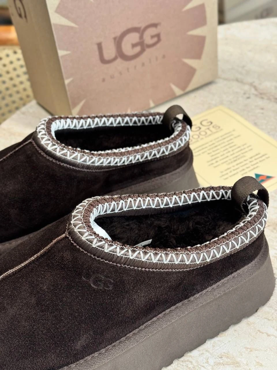 UGG TAZZ BROWN ( Dar Kalıp )