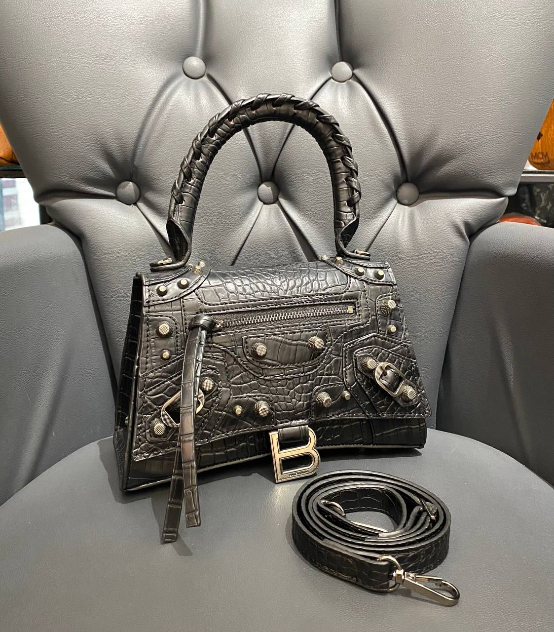BALENCIAGA HOURGLASS X LE CAGOLE MEDIUM BAG