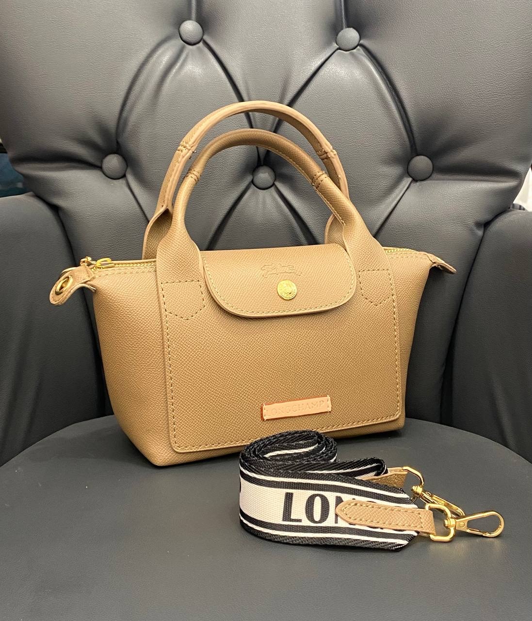 Longshamp Bag Beige 24x16cm