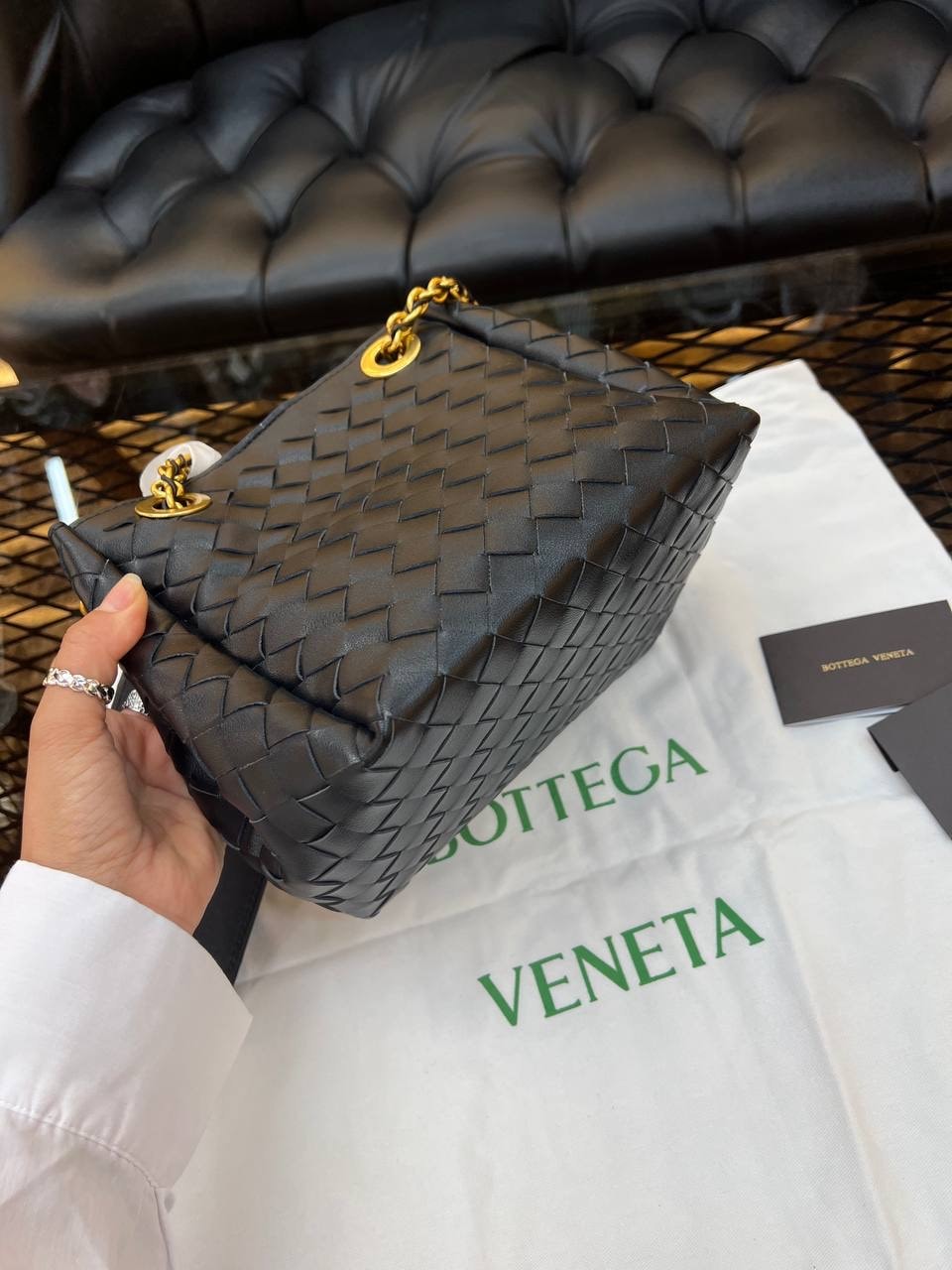Bottega Veneta Parachute Chaın 19x23cm (Premium)