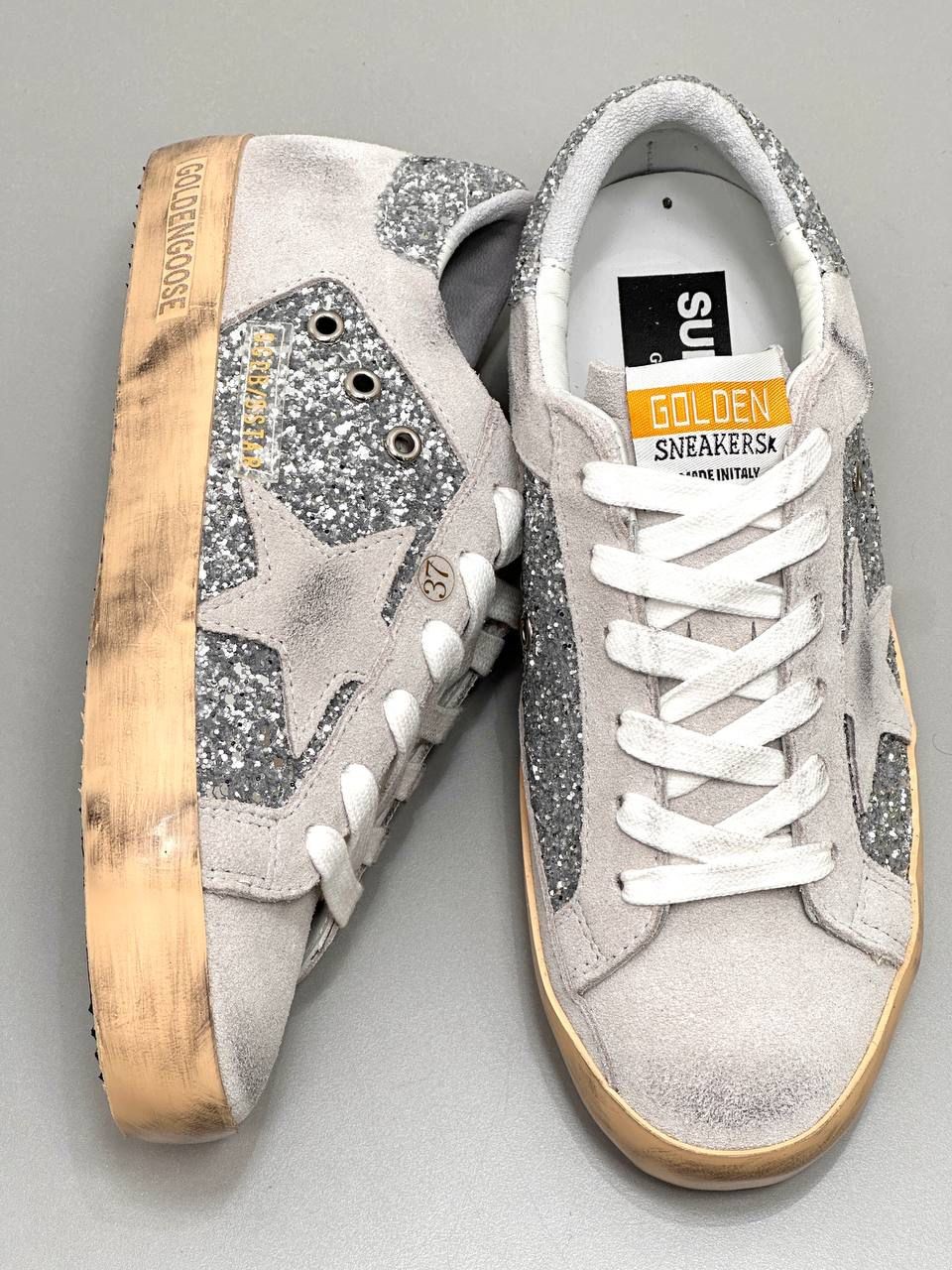 Golden Goose Women Grey Silver 