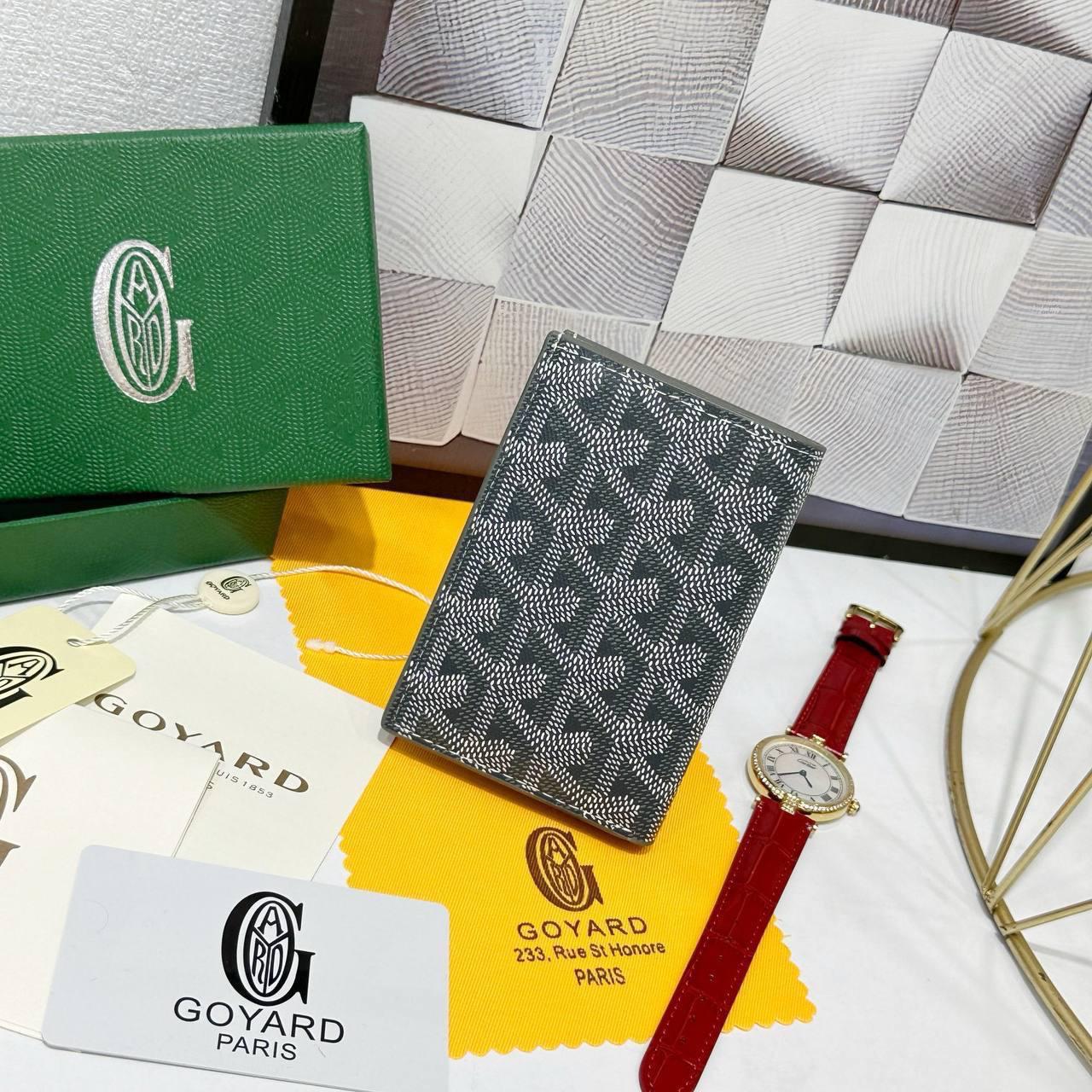 Goyard Cüzdan Gri