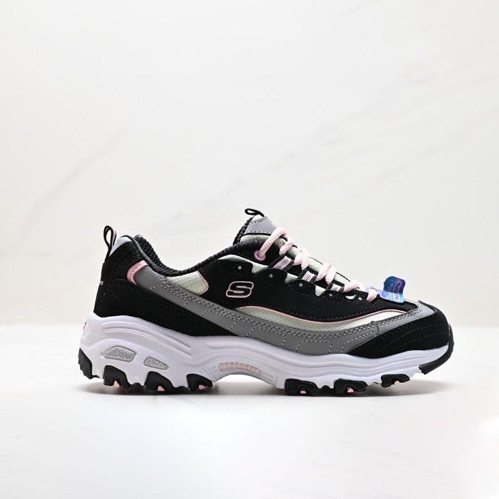 Skechers D’Lites Black Pink