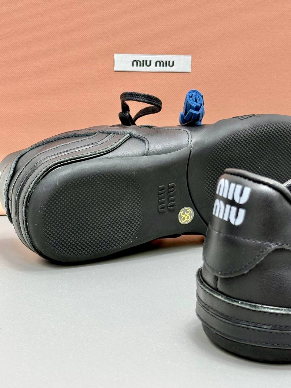 Miu Miu Women Hakiki Deri Black