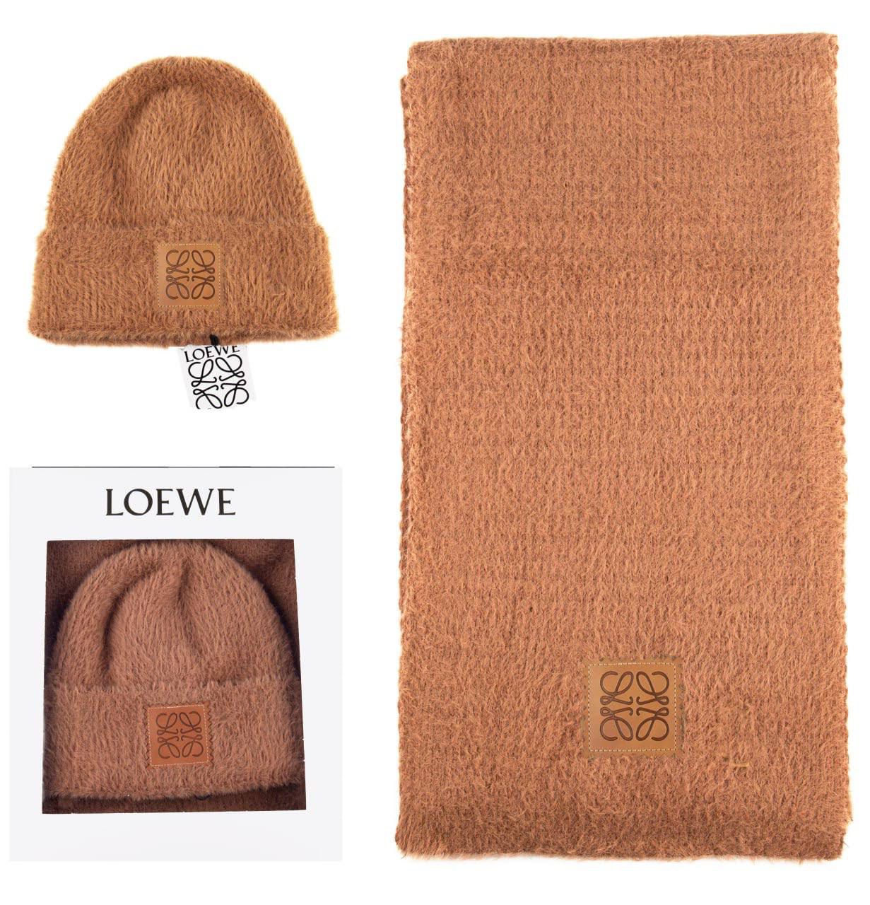 Loewe Bere Ve Atkı Takımı - Kiremit