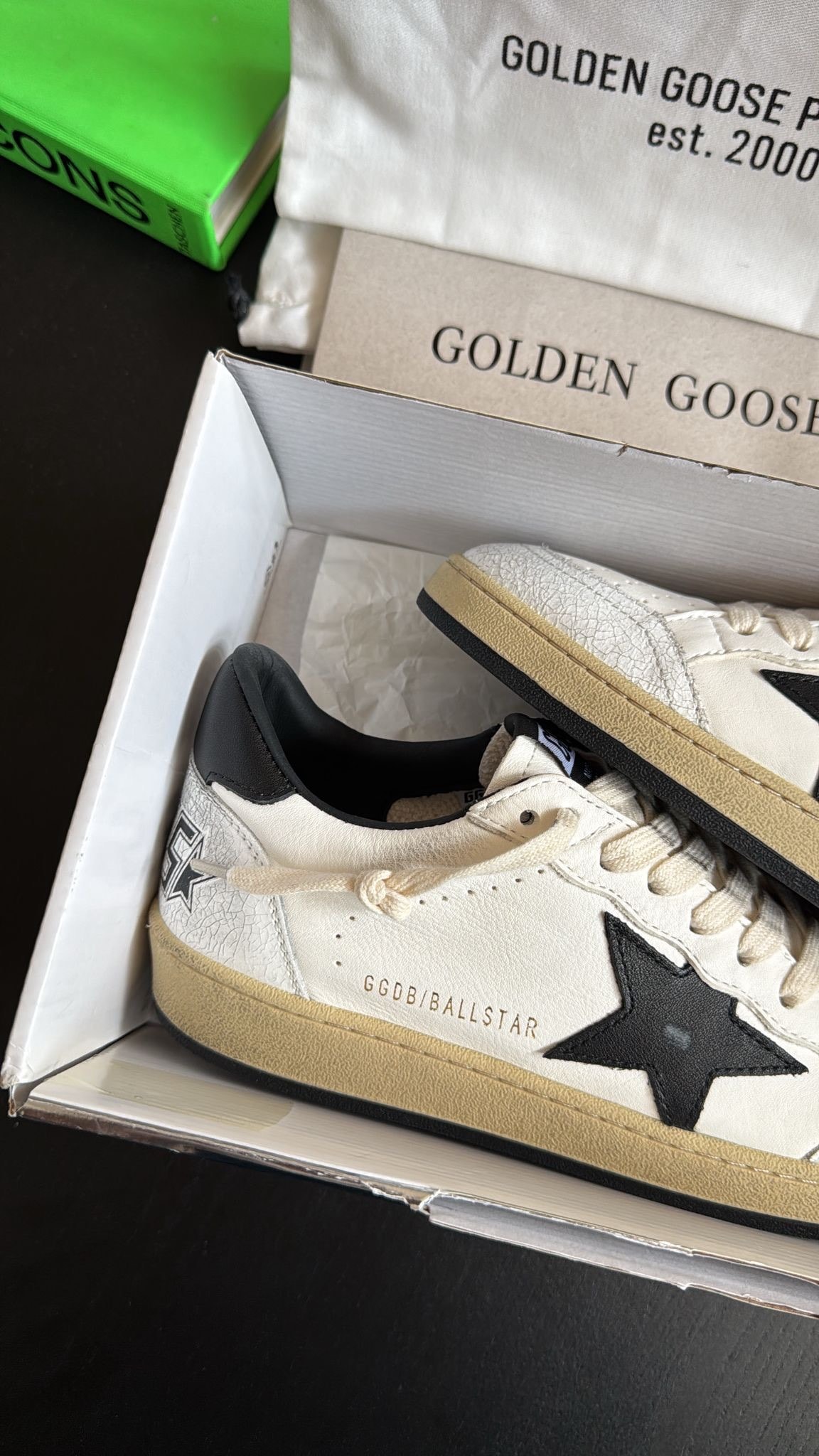 Golden Goose Ball Star ‘White Black’  
