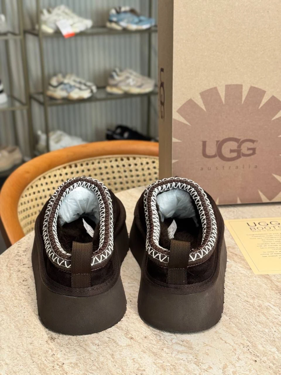 UGG TAZZ BROWN ( Dar Kalıp )