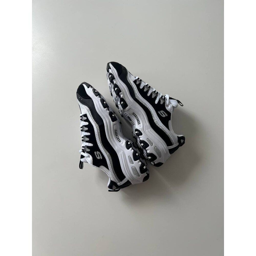 Skechers D’Lites Black White