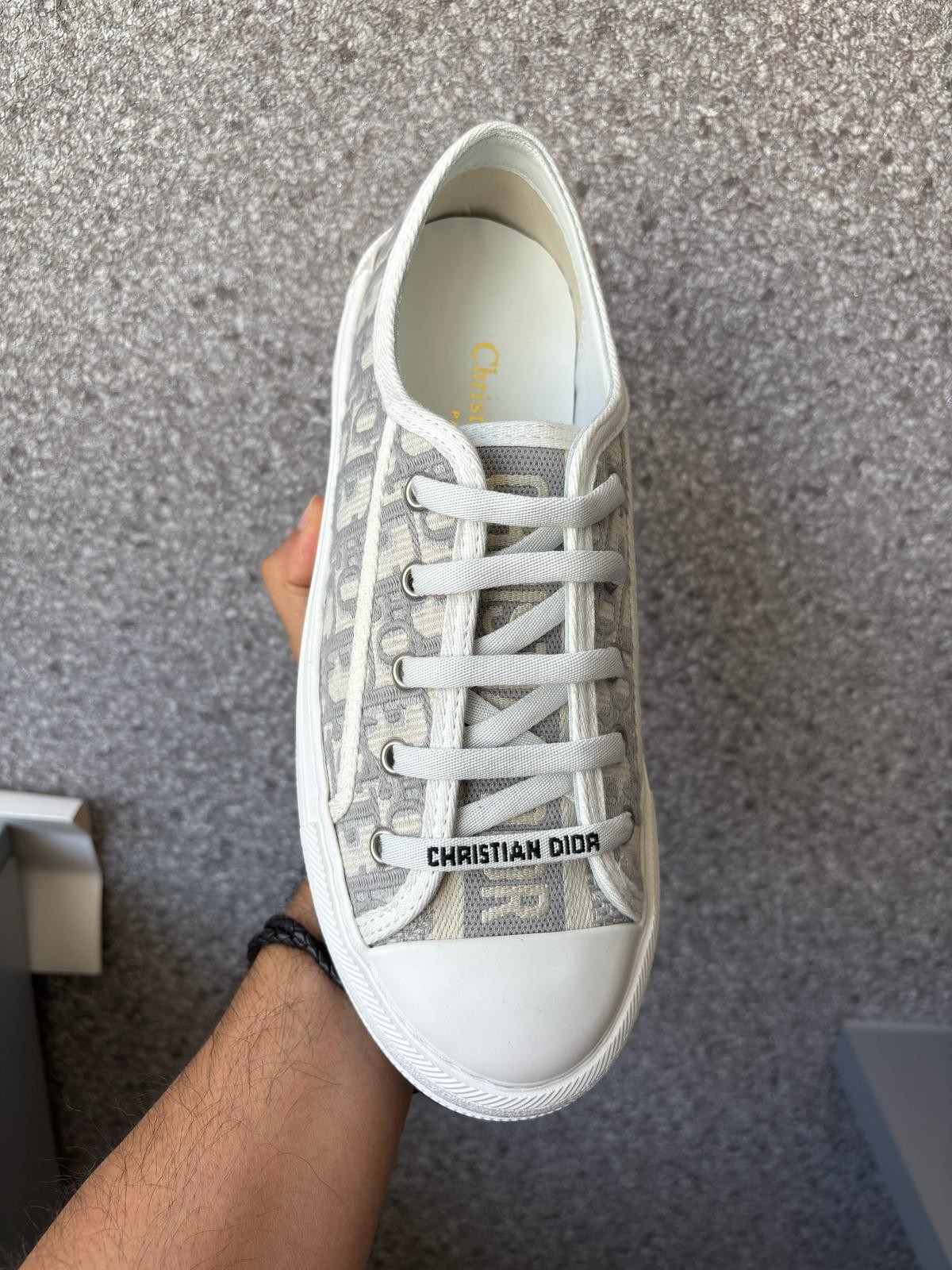 DİOR WOMAN SNEAKER WHİTE-GREY ORIGINAL