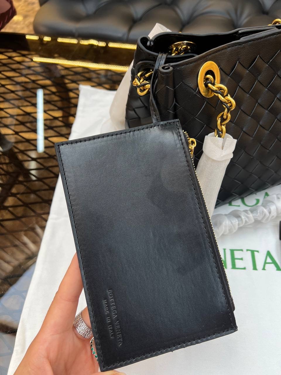 Bottega Veneta Parachute Chaın 19x23cm (Premium)