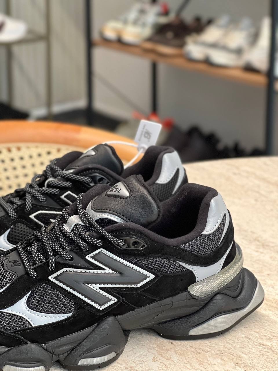 New Balance 9060 Black Purple ( Dar Kalıp )