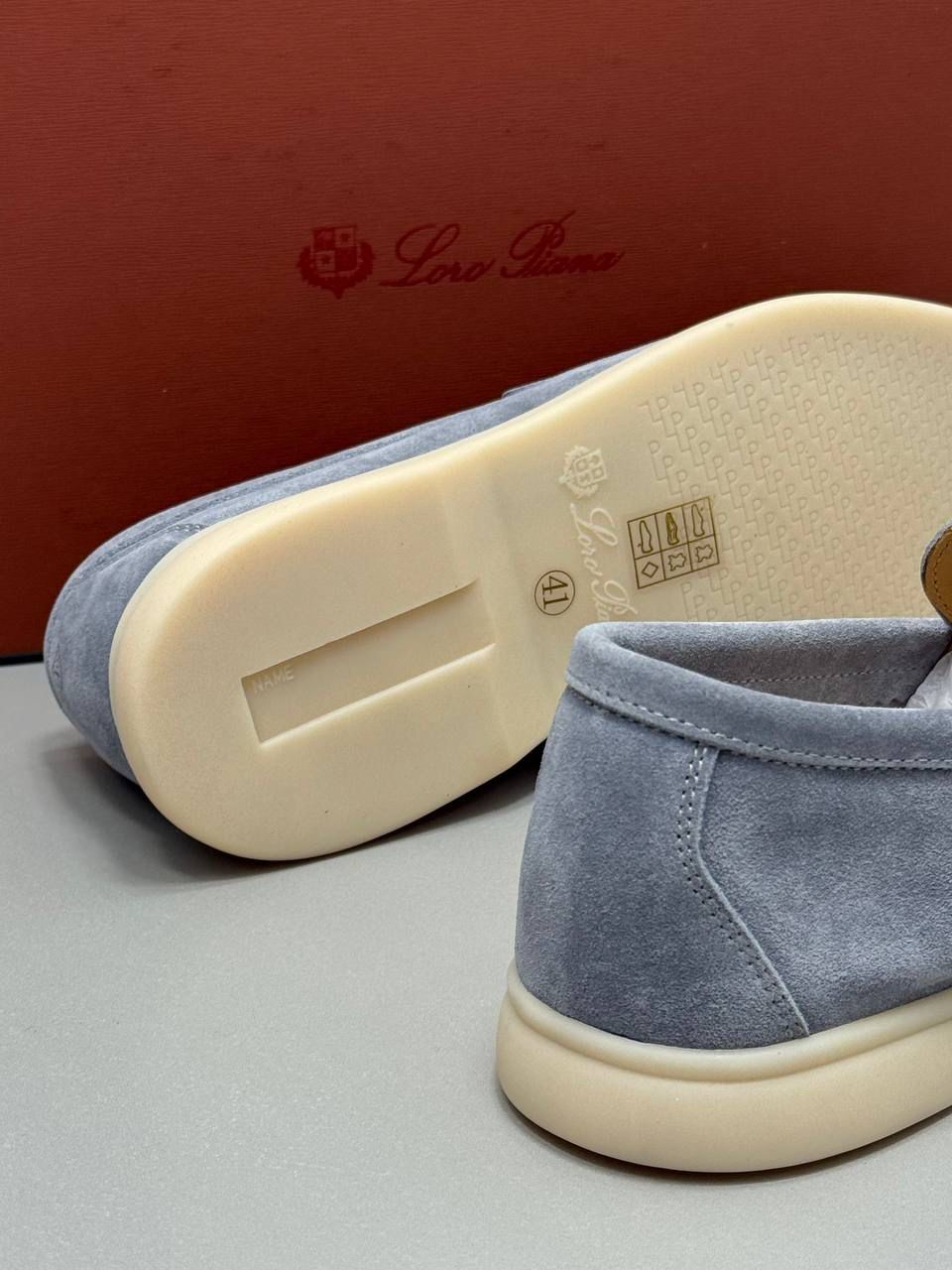 Loro Piana LP Men Süet  Blue ( Premium )