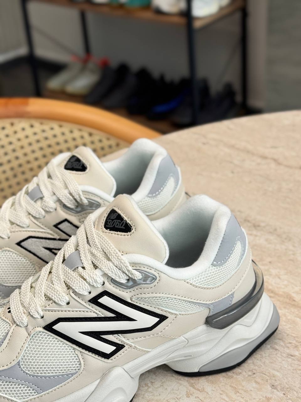 New Balance 9060 Beige ( Dar kalıp ) 