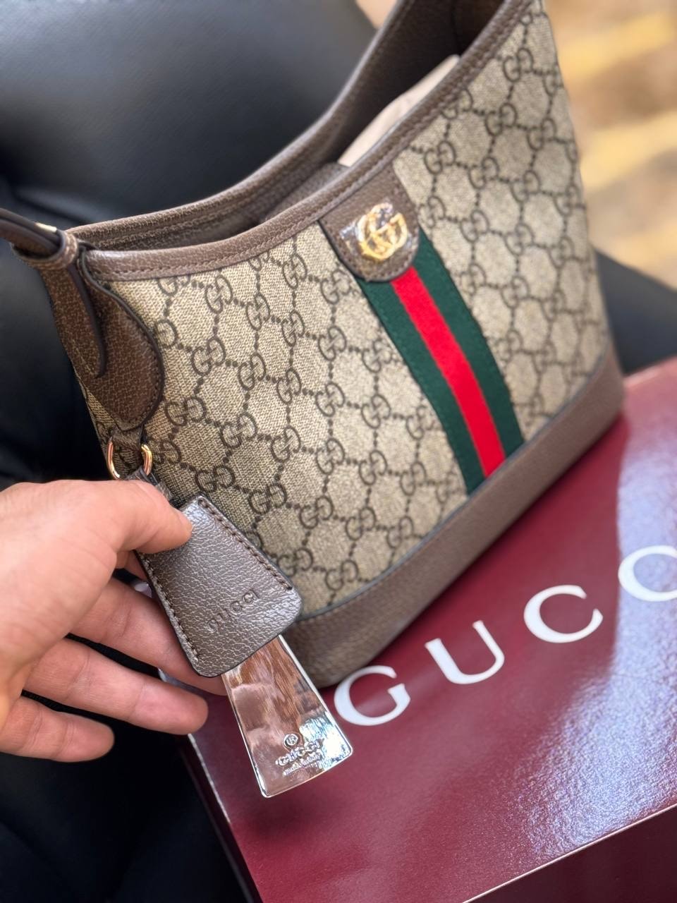 Gucci Bag Brown ( Premium )