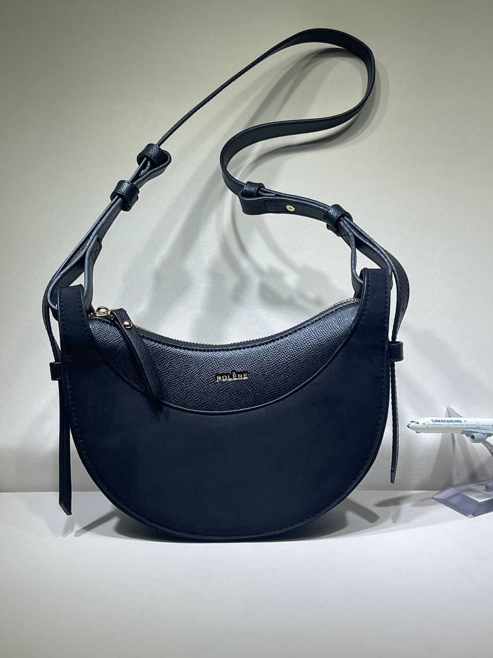 Polene Numero Dix Süet - Siyah