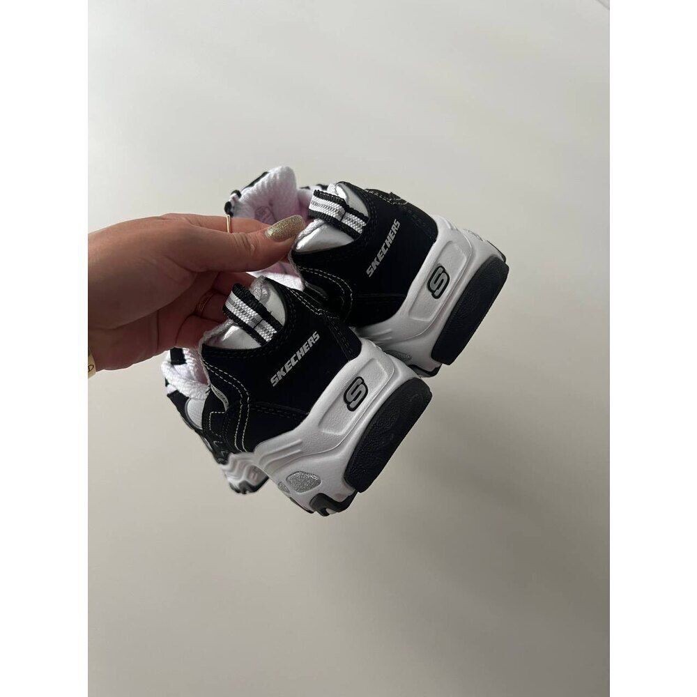 Skechers D’Lites Black White