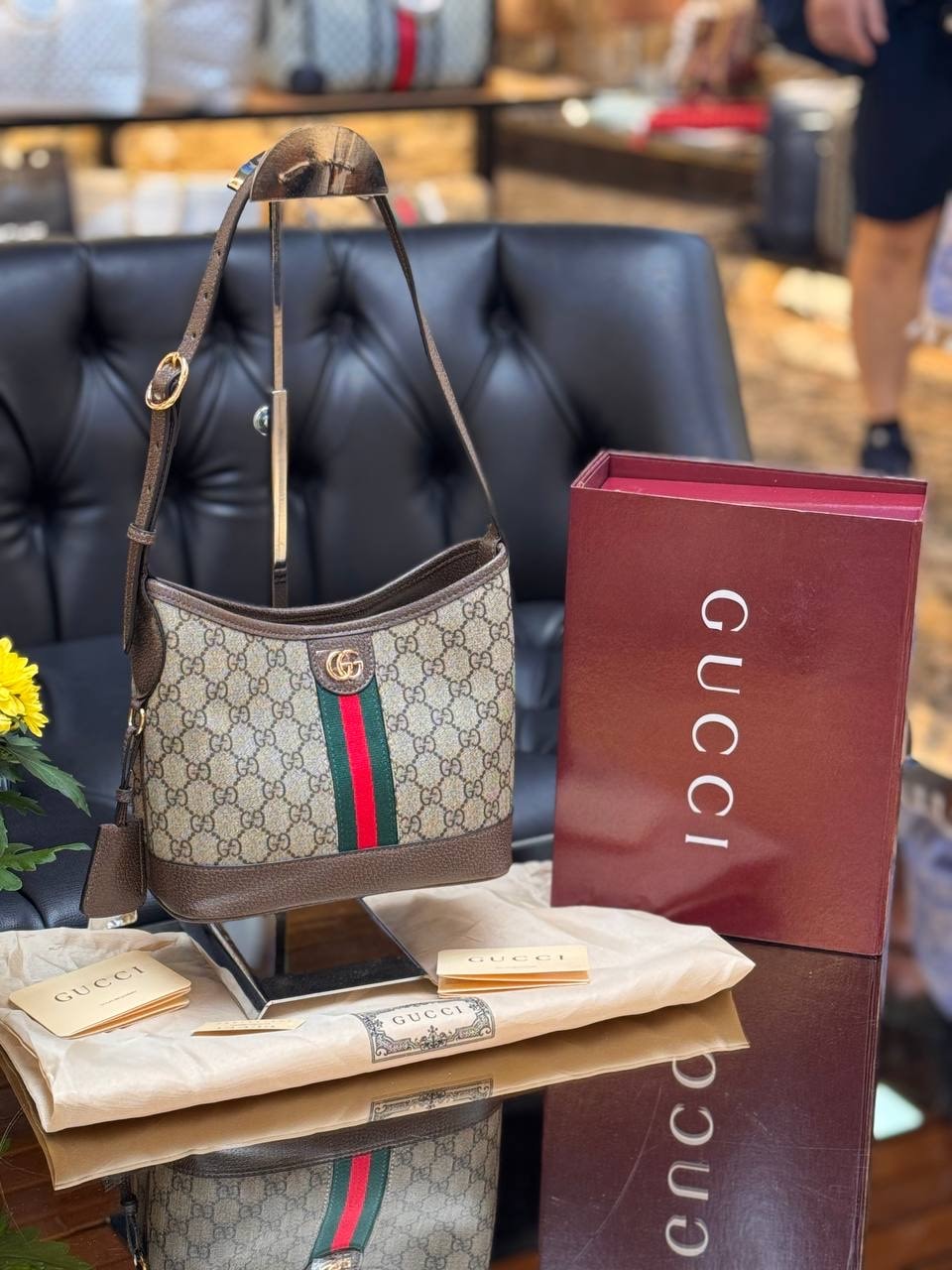 Gucci Bag Brown ( Premium )