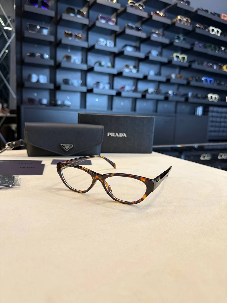 Prada Şeffaf New 25 ( Premium ) - Leopar