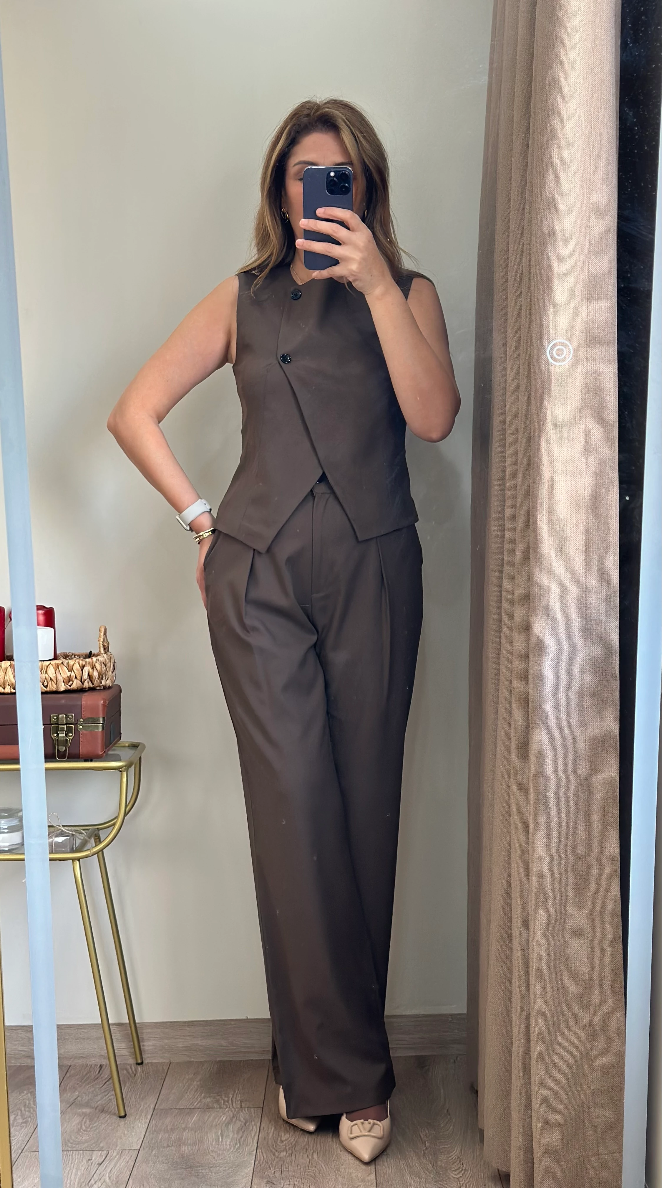 Yelekli Pantolon Takım