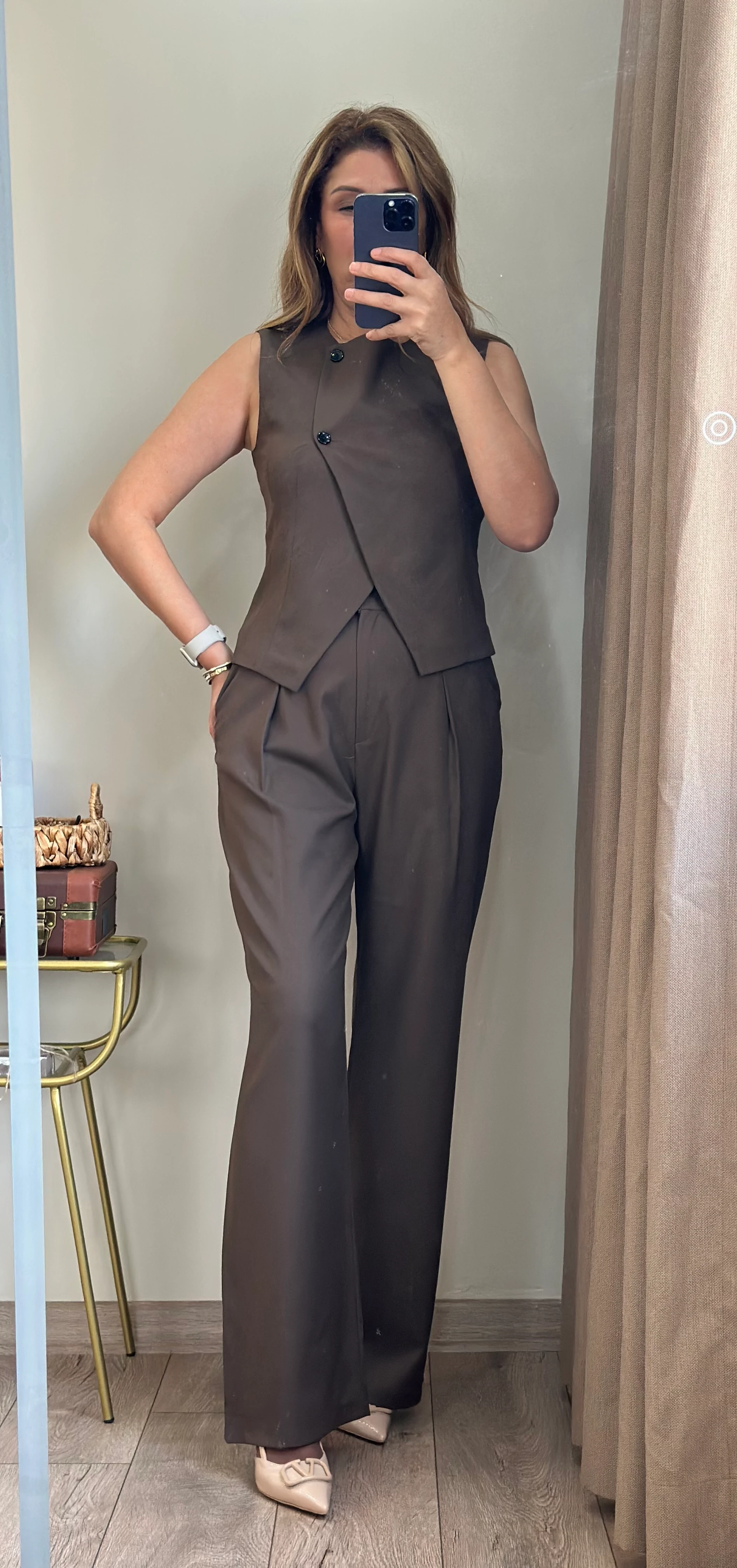 Yelekli Pantolon Takım